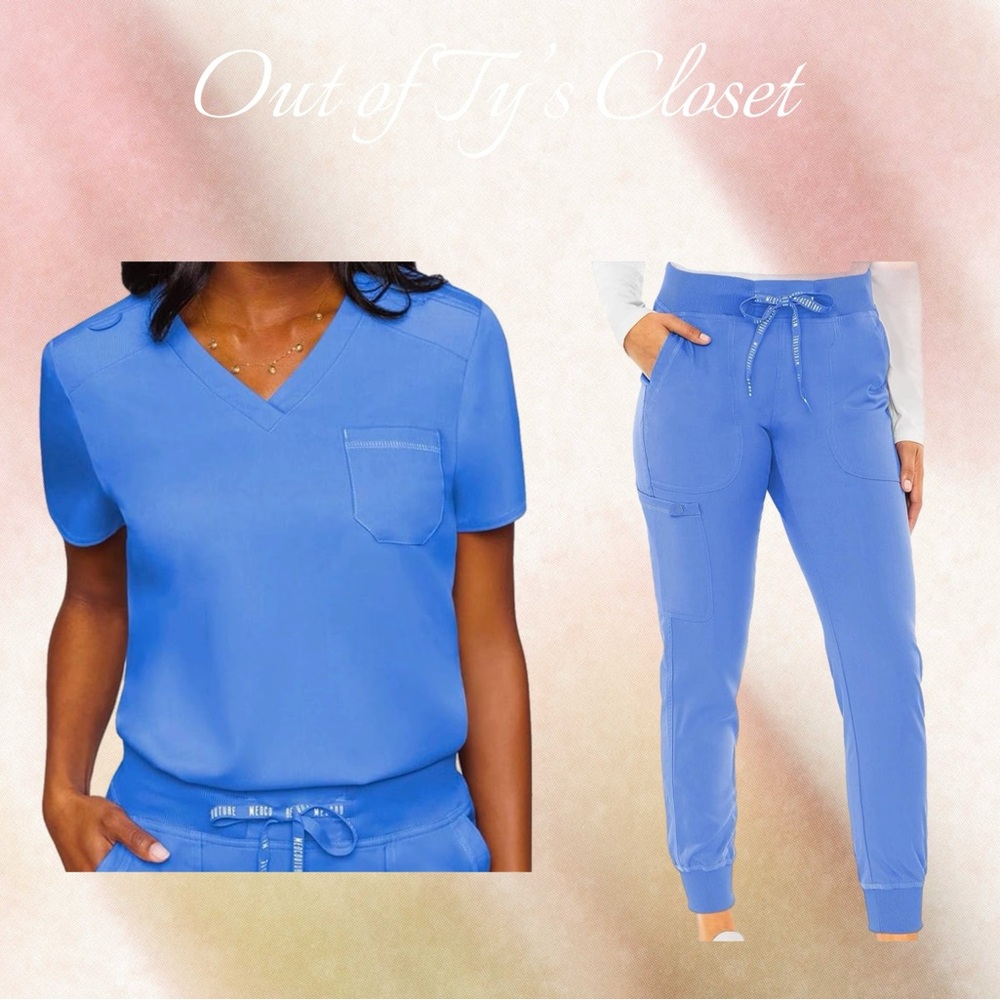 Med Couture Sky Blue Scrubs
